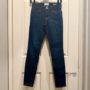 Frame Denim Women's Deep Indigo Skinny Jeans